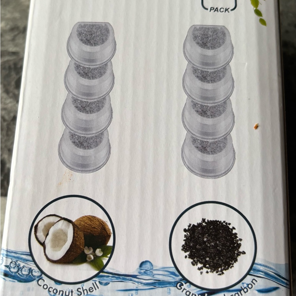 8 Pack Pet Fountain Replacement Filters Activated Carbon New in Box